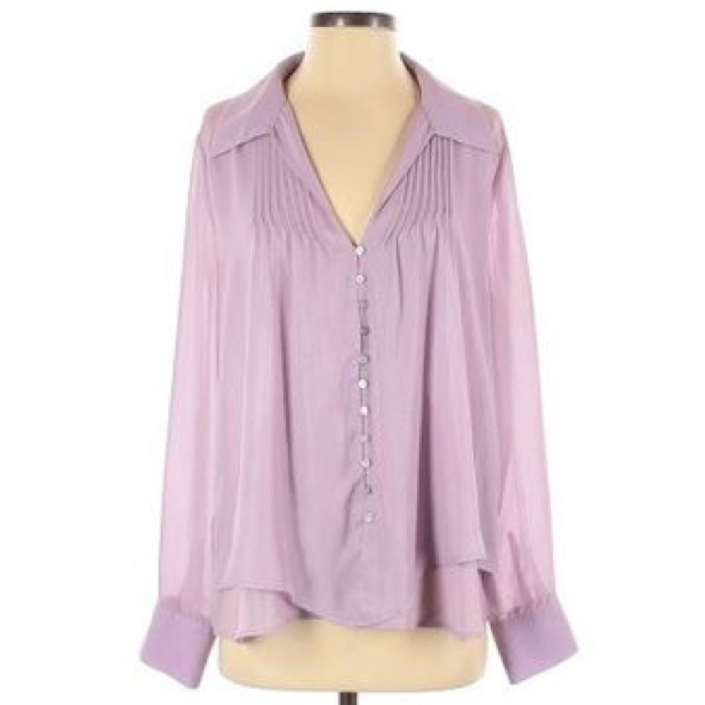 BEBE long sleeve blouse